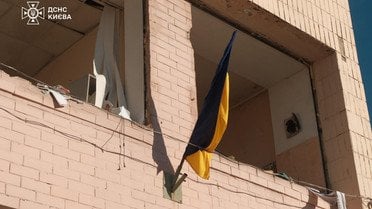 Наслідки атаки на Київ 2 червня_6 / © Управління ДСНС Києва