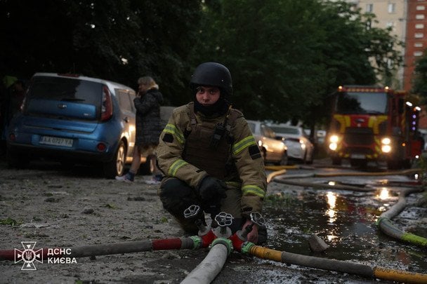 The aftermath of the attack on Kyiv, June 2The aftermath of the attack on Kyiv, June 2