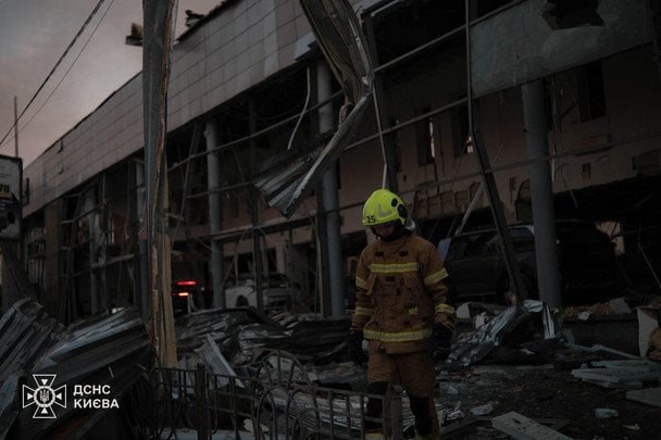 The aftermath of the attack on Kyiv, June 2