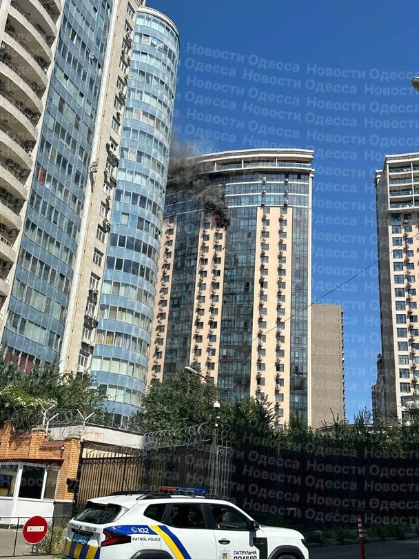 Последствия атаки на Одессу. Фото: Телеграмм-канал Новости Одесса