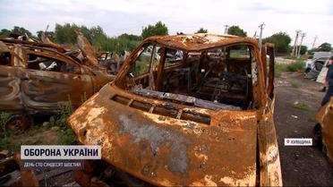 Розстріляне рашистами авто повезли до Берліна, аби розказати історію загиблих під час евакуації з Бучі