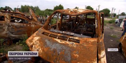Розстріляне рашистами авто повезли до Берліна, аби розказати історію загиблих під час евакуації з Бучі