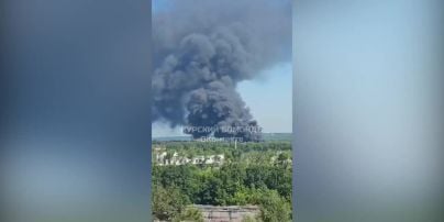 У Курську можливий приліт по військовій базі: спалахнула масштабна пожежа