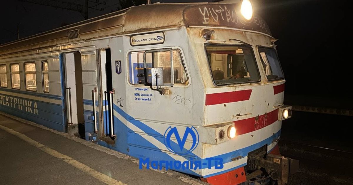 У Києві на платформі Сирець поїзд збив чоловіка / © Магнолия-ТВ