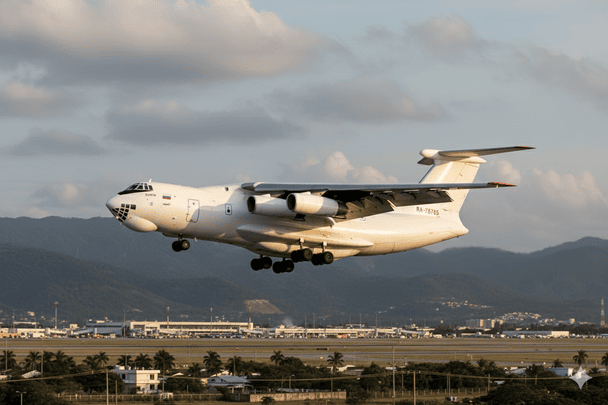 Российский военный самолет, связанный с ЧВК "Вагнер", приземлился в Венесуэле - что известно