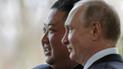 Volodymyr Putin and Kim Jong Un