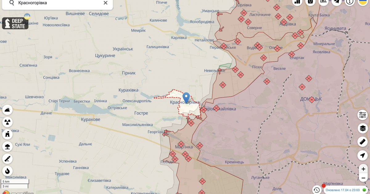 Ворог продовжує просуватися