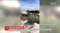 Дымовые шашки и слезоточивый газ. На стройплощадке на Осокорках произошли столкновения