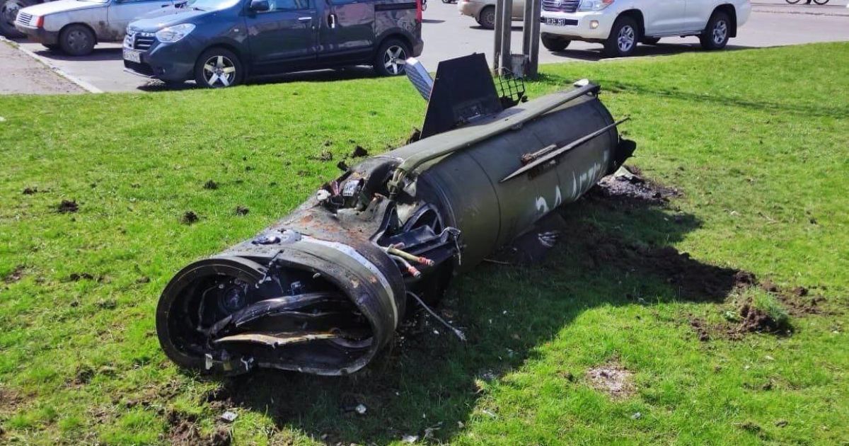 Обломки ракеты "Искандер"