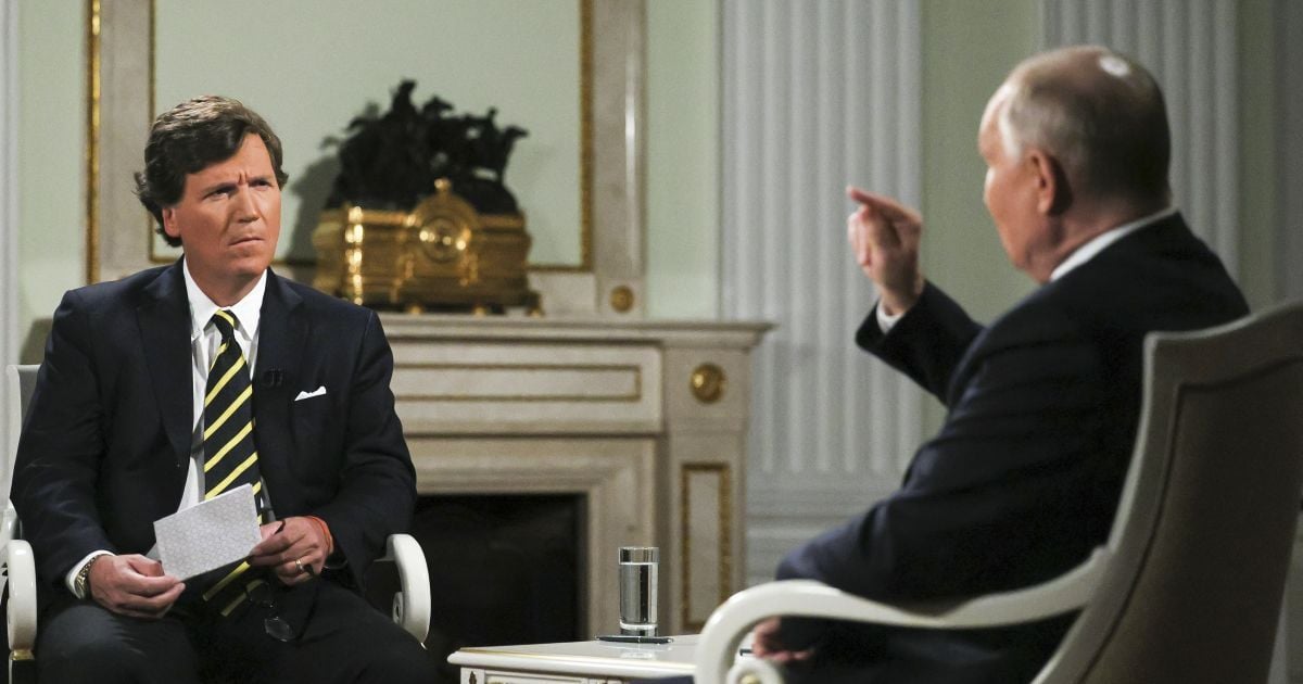 Інтерв'ю Такера Карлсона з Путіним