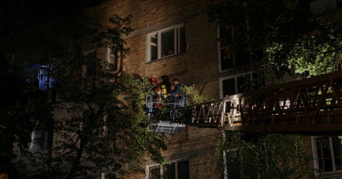 Пожежа у Києві_5 / © Управління ДСНС Києва
