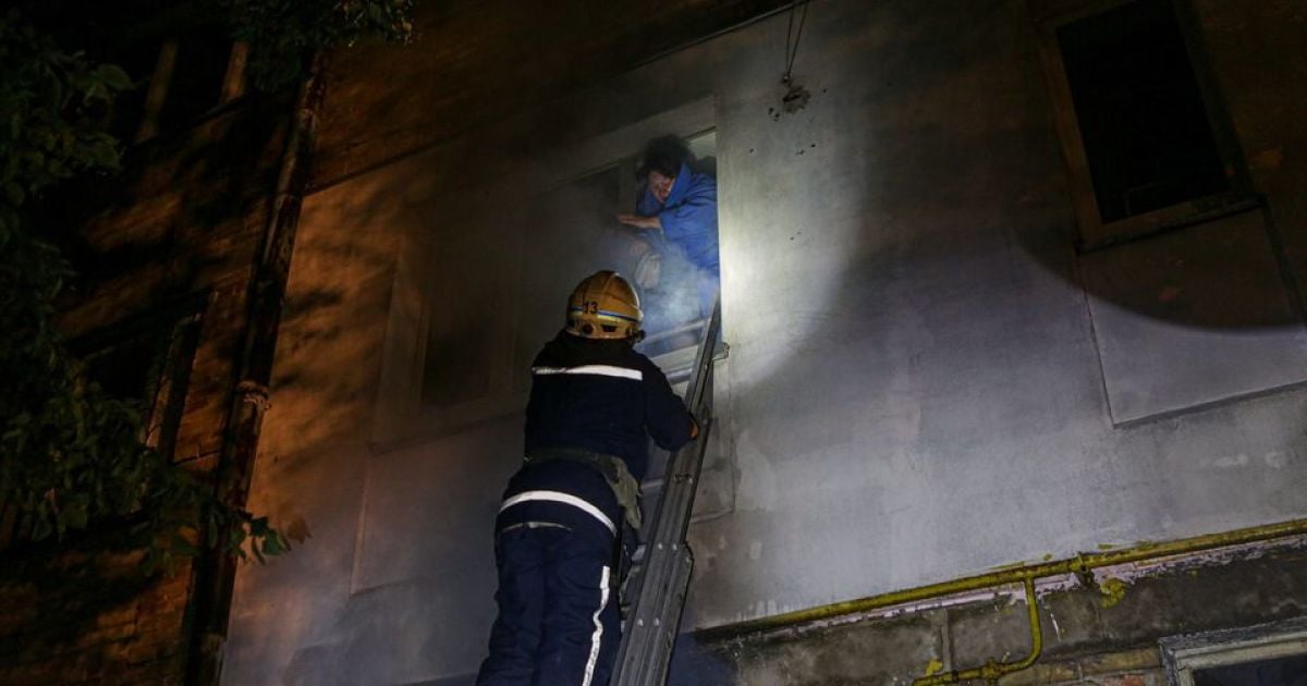 Пожежа у Києві_2 / © Управління ДСНС Києва