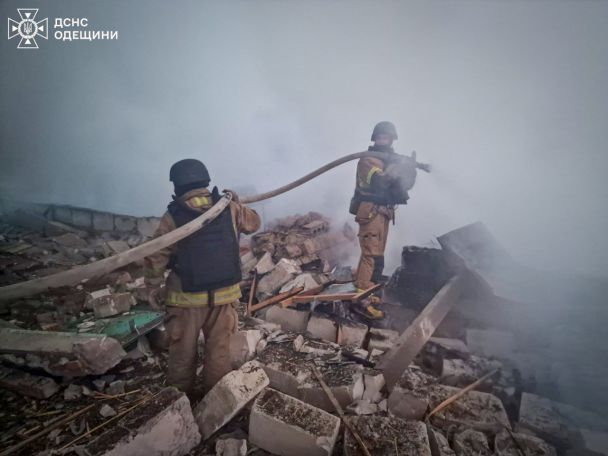 Зруйнований через російську атаку дитячий табір в Одеській області / © ДСНС України у Telegram