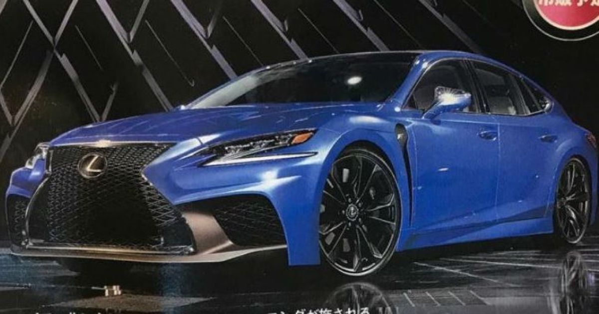 В Сети появилось изображение "заряженного" седана Lexus LS F