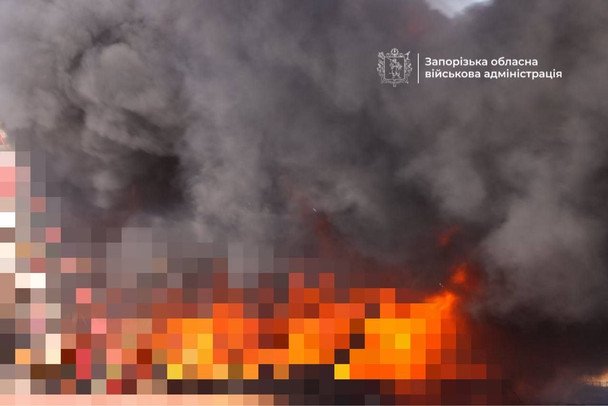 Обстріл Запоріжжя / © Очільник Запорізької ОВА Іван Федоров