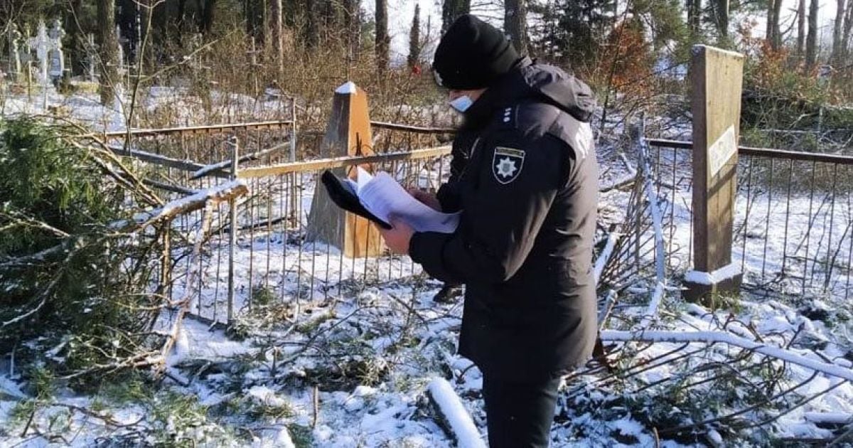 Рубав дерева на кладовищі: у Чернігівській області підприємець пошкодив 15 могил