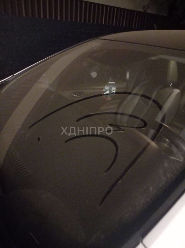 Налет на авто в результате пылевой бури/Фото: телеграм-каналы