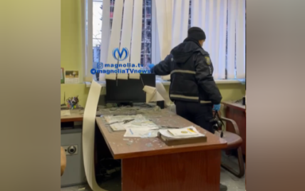 З'явилося відео нічного обстрілу із гранатомета РПГ-26 адвокатської контори у Києві