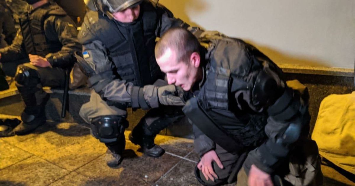 Акція протесту проти арешту Стерненка: є перші поранені