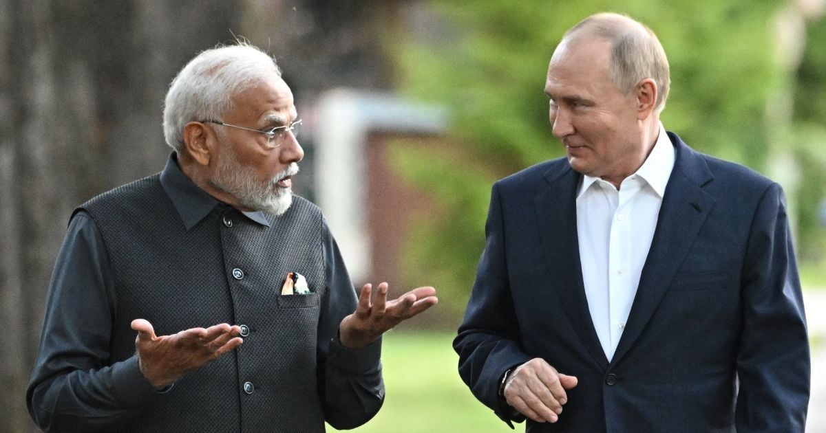 Премьер-министр Индии Нарендра Моди и диктатор России Владимир Путин
