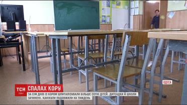 Из-за эпидемии кори в Одесской области закрывают школы и детсады