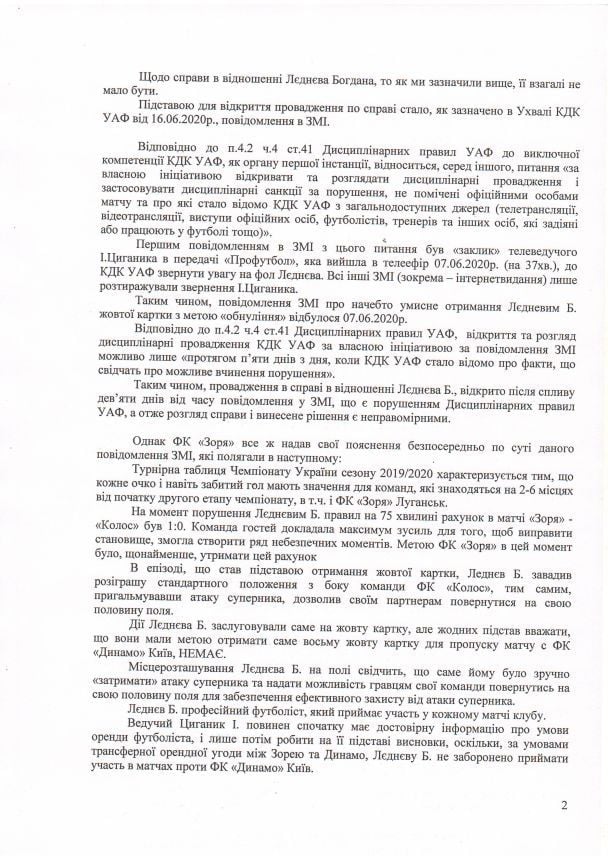  / © ФК Зоря