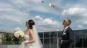 Момент сбития «Шахеда»