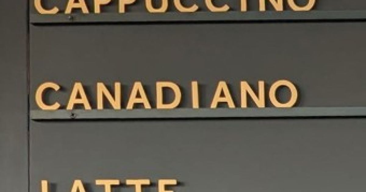 В канадських кав'ярнях у меню з'явився напій під назвою канадіано