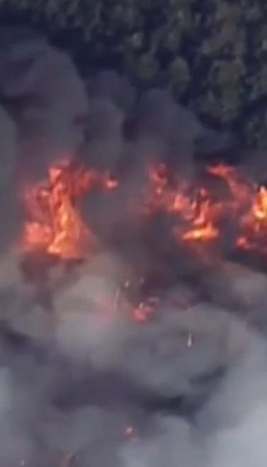 В американском штате Оклахома бушуют адские пожара, есть погибшие