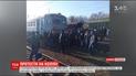 Люди устроили протест в Барышевке, лежа на путях