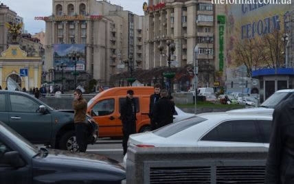 Син Порошенка на BMW потрапив у ДТП прямо посеред Майдану