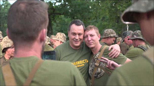 Андрій Мацола з військовими