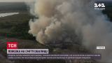 В двух областях Украины горят свалки