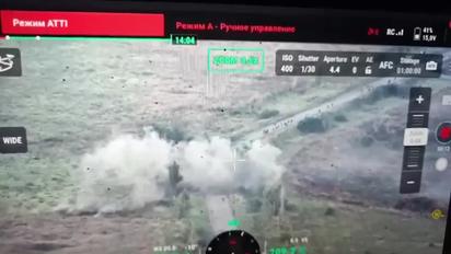 "Жест доброї волі": з'явилося відео, як російські окупанти втікали із Урожайного на Донеччині 