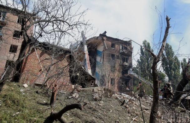 Зруйнований будинок на Сирці в Києві, 8 липня 2024 р. / © УНІАН