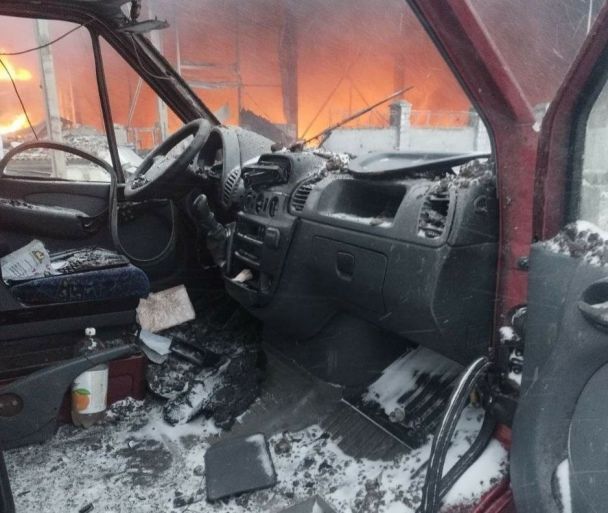 The aftermath of the attack on Dnipropetrovsk region on January 8