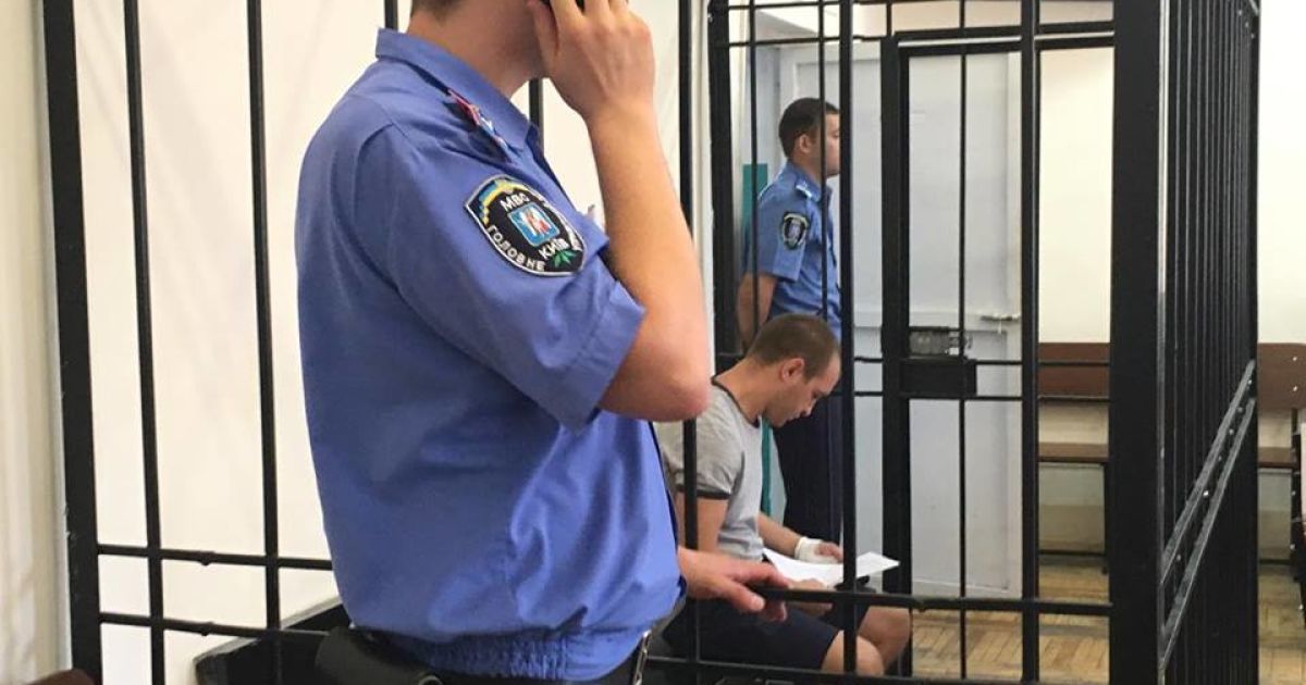 Матвей Евсеенко на суде