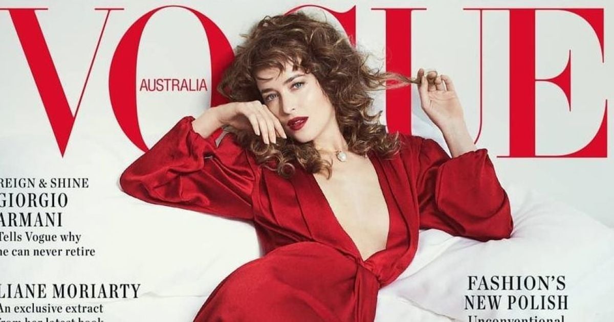 Дакота Джонсон для журнала Vogue Australia