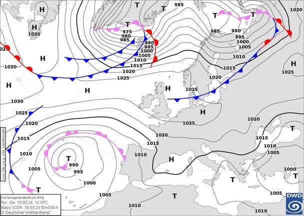 Метеокарта / © Наталія Діденко / Facebook