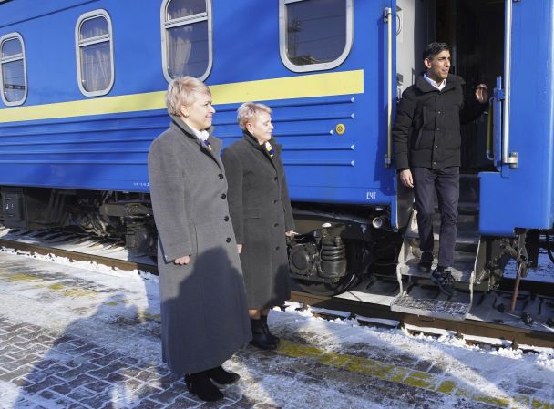 Ріші Сунак у Києві / © Associated Press