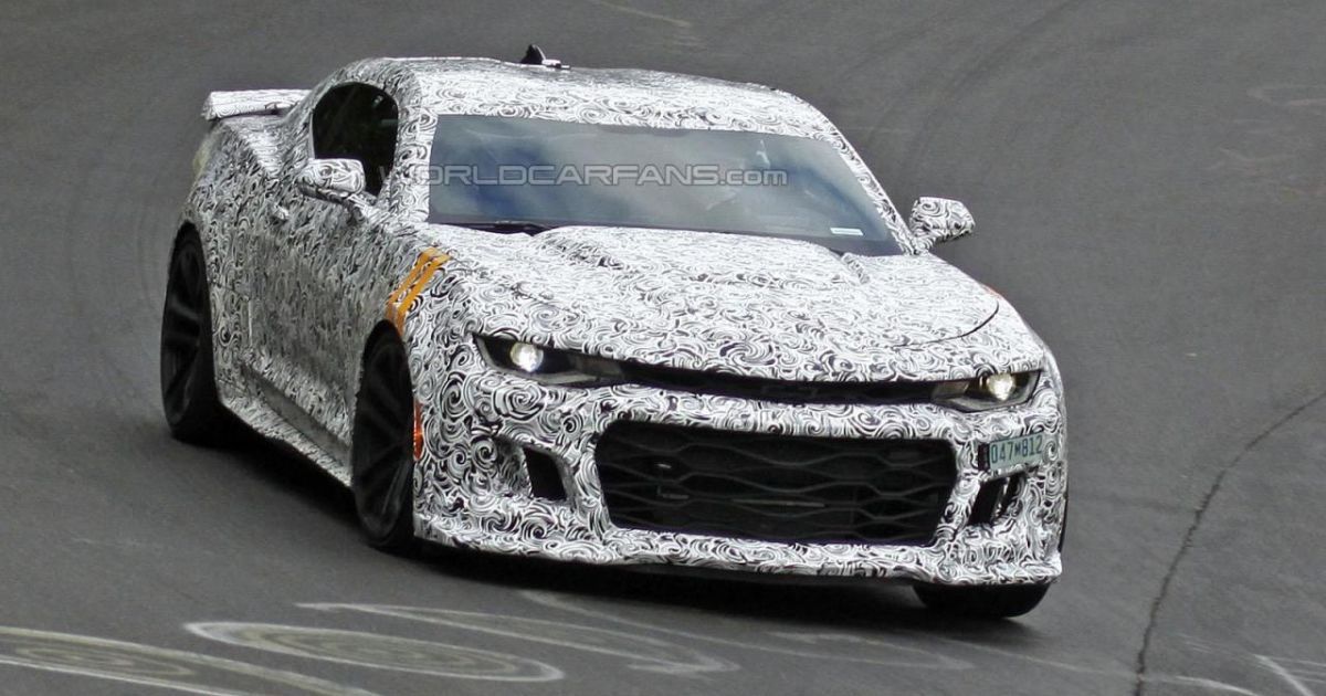 Chevrolet вывел на тесты новый Camaro ZL1