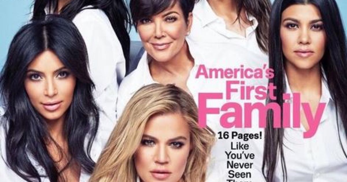 Семейство Кардашьян на обложке Cosmopolitan