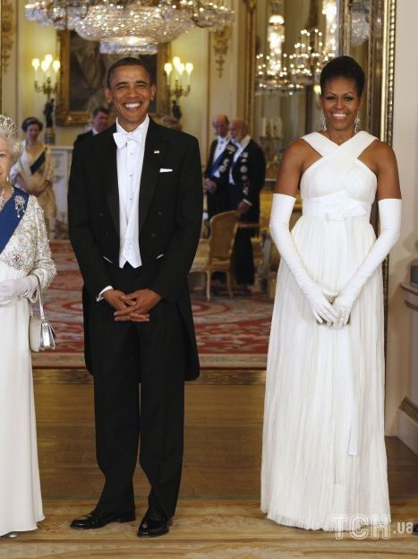Президент Барак Обама, перша леді Мішель Обама, королева Єлизавета II і принц Філіпп в Букінгемському палаці, 18 листопада 2016 року / © Associated Press
