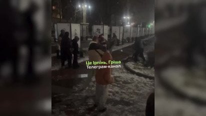 В Ирпене произошла драка на Аллее памяти