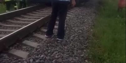 Поезд до Бердянска сбил на переезде автомобиль
