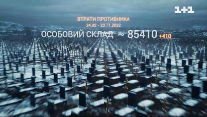 Втрати ворога на 23 листопада: кількість ліквідованих окупантів перевищує 85 тисяч