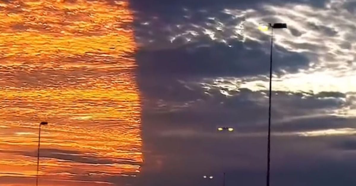 Незвичне природне явище. ФОТО: скрин із відео