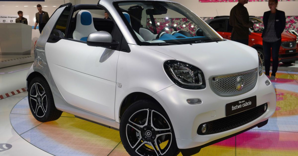 Smart привез во Франкфурт новый кабриолет Fortwo