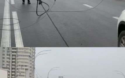 Стовпопад на Шулявському мосту: інші електроопори теж були закріплені ненадійно