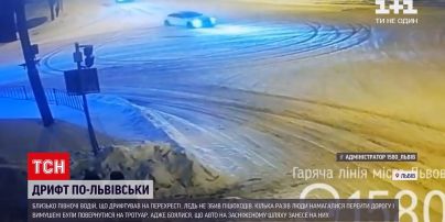Новости Украины: во Львове опасный дрифт на скорости едва не привел к трагедии